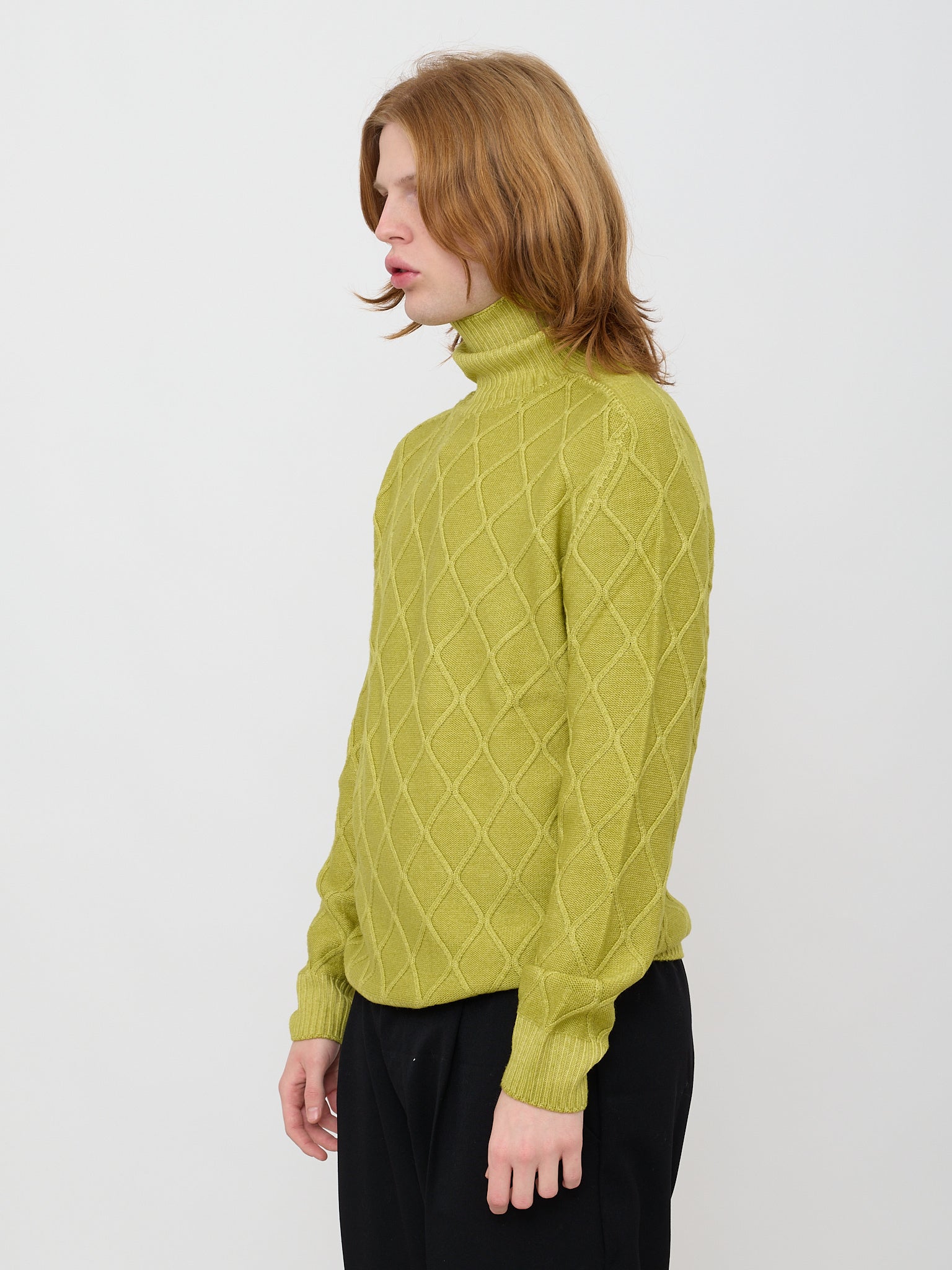 Pullover collo alto reversibile H953