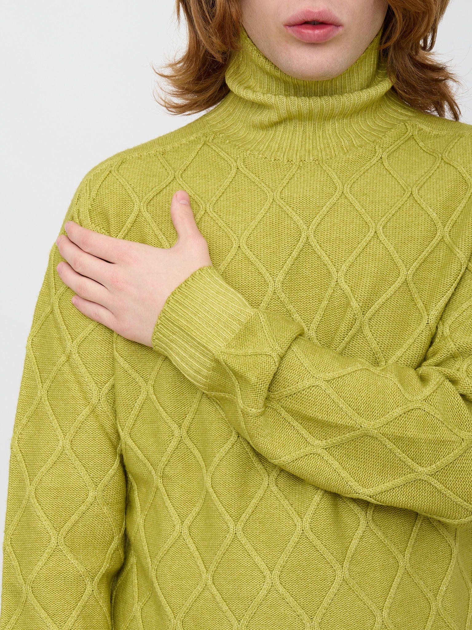 Pullover collo alto reversibile H953