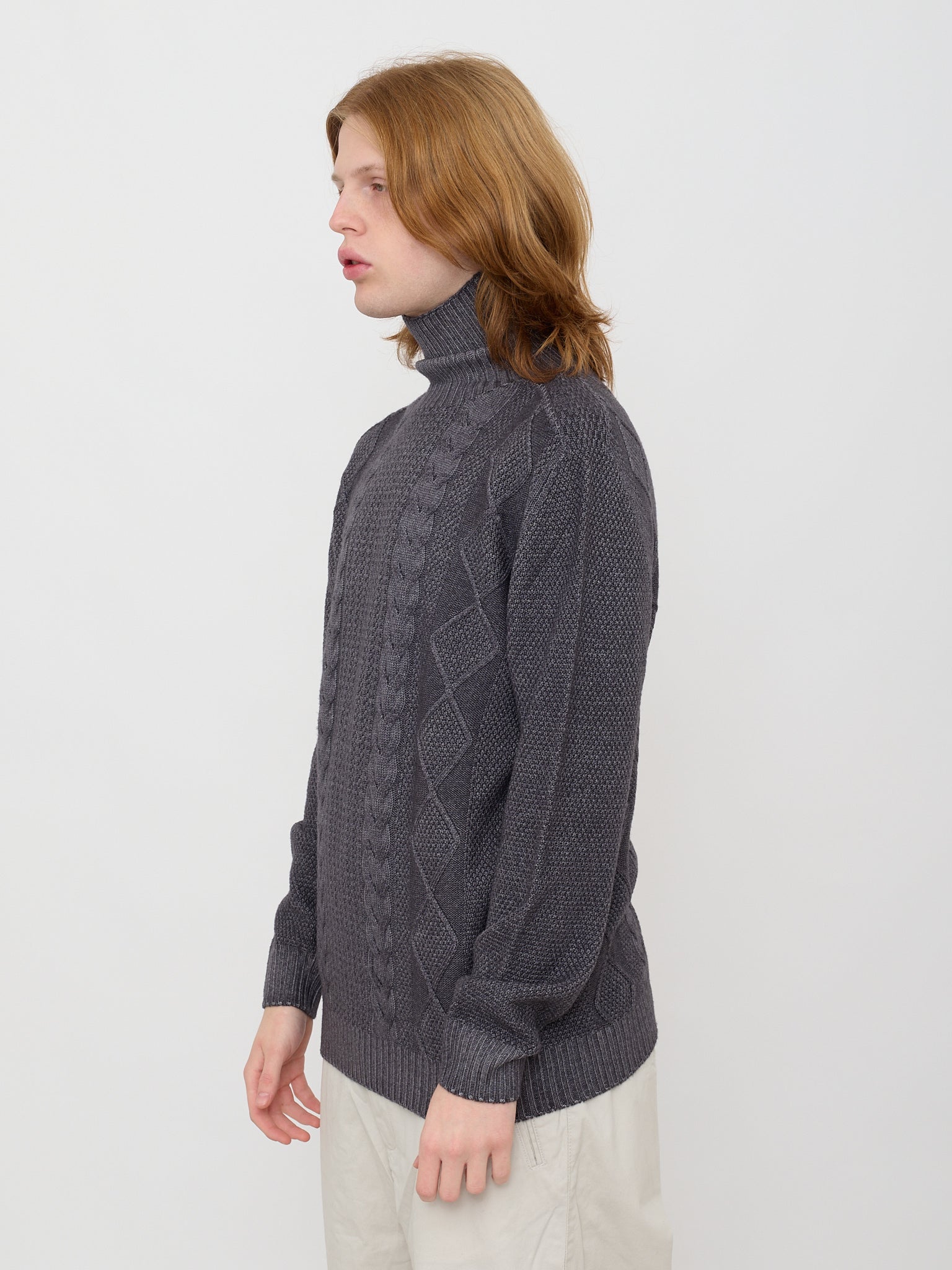 Pullover collo alto H953
