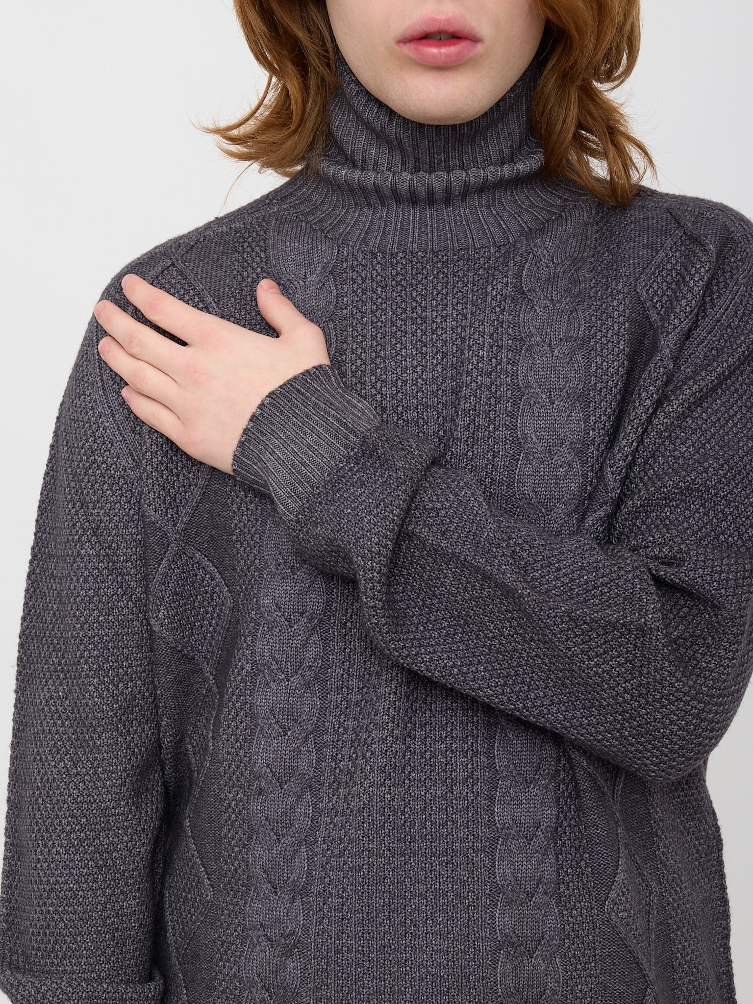 Pullover collo alto H953