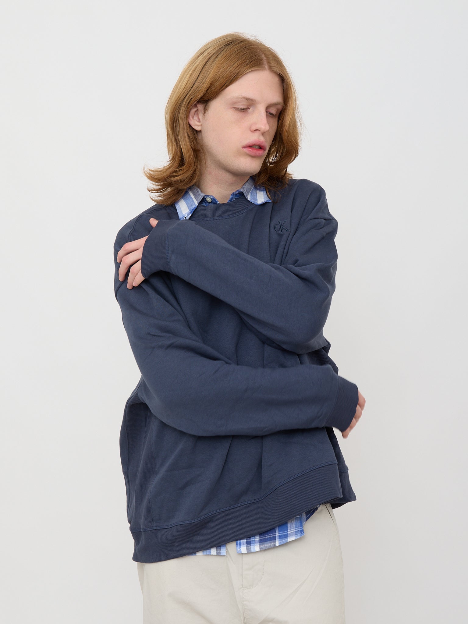 Felpa garzata calvin Klein