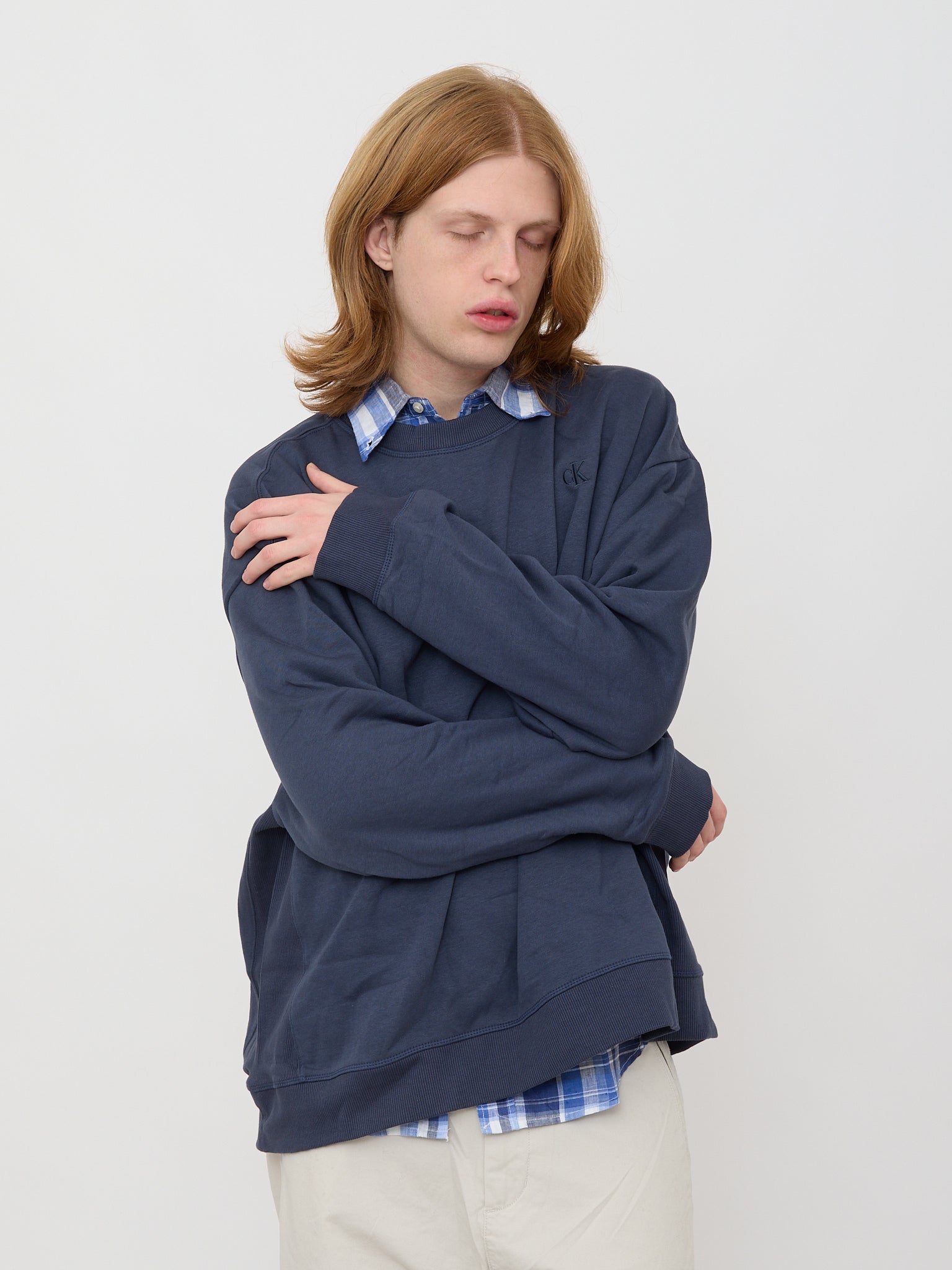 Felpa garzata calvin Klein