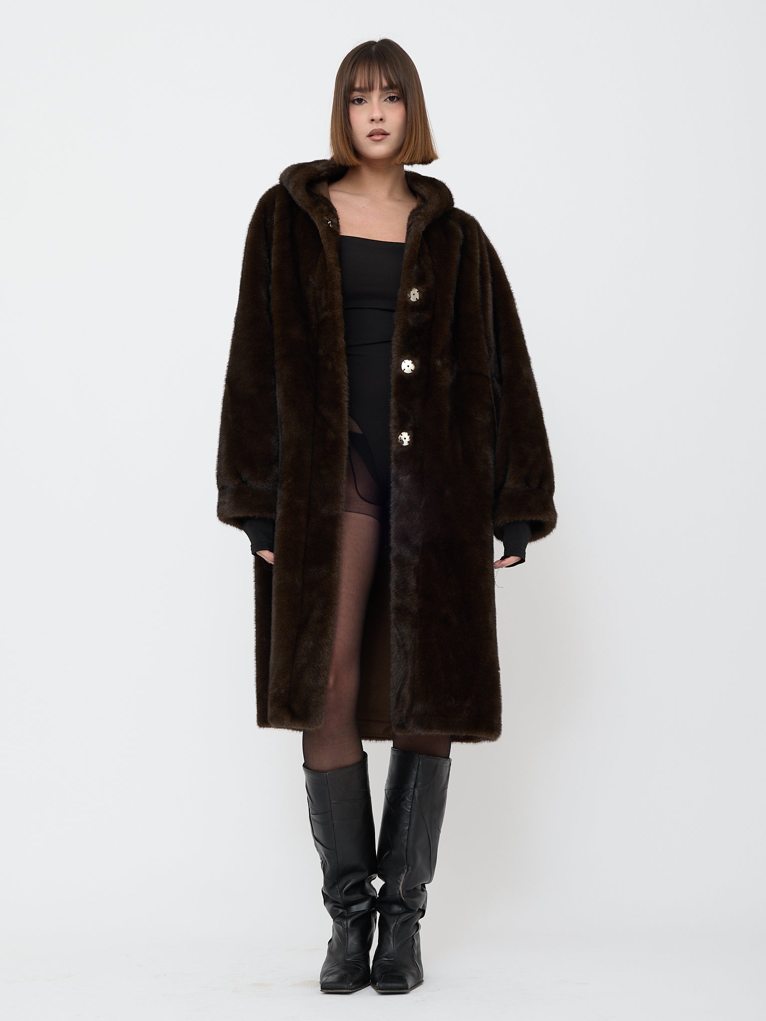 Cappotto con cappuccio toy g