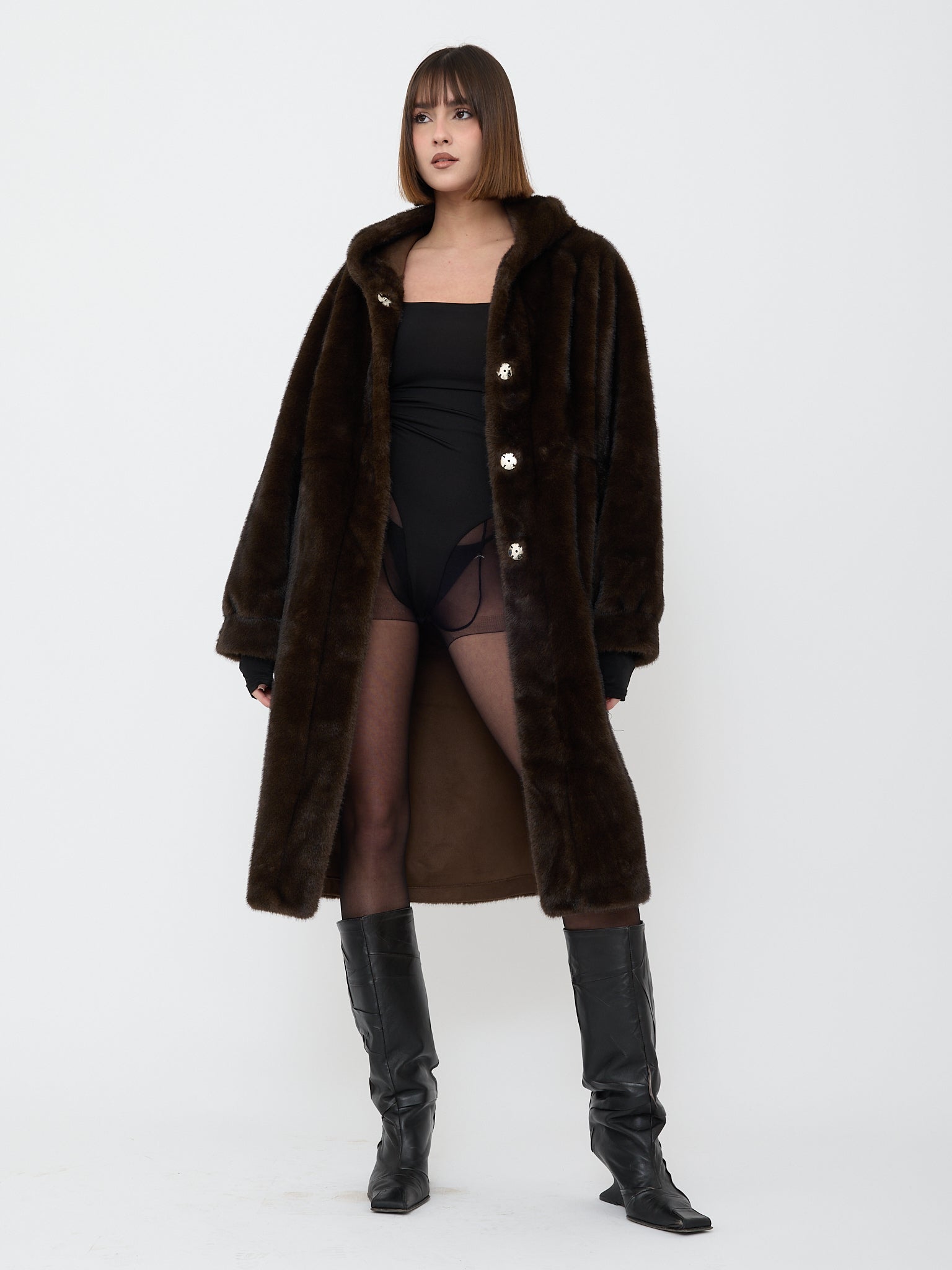 Cappotto con cappuccio toy g