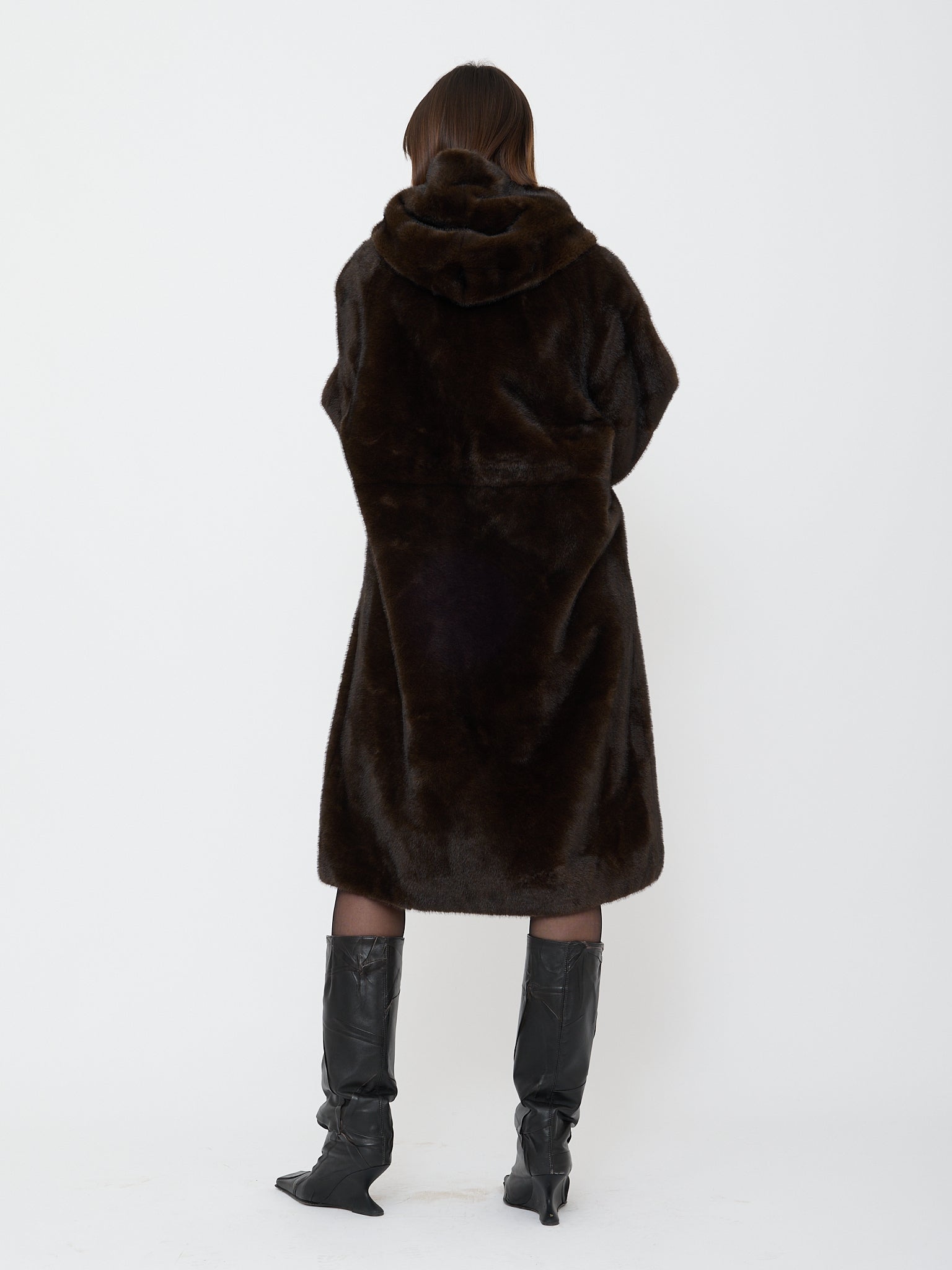 COAT WITH DOUBLE-BREASTED SASH
