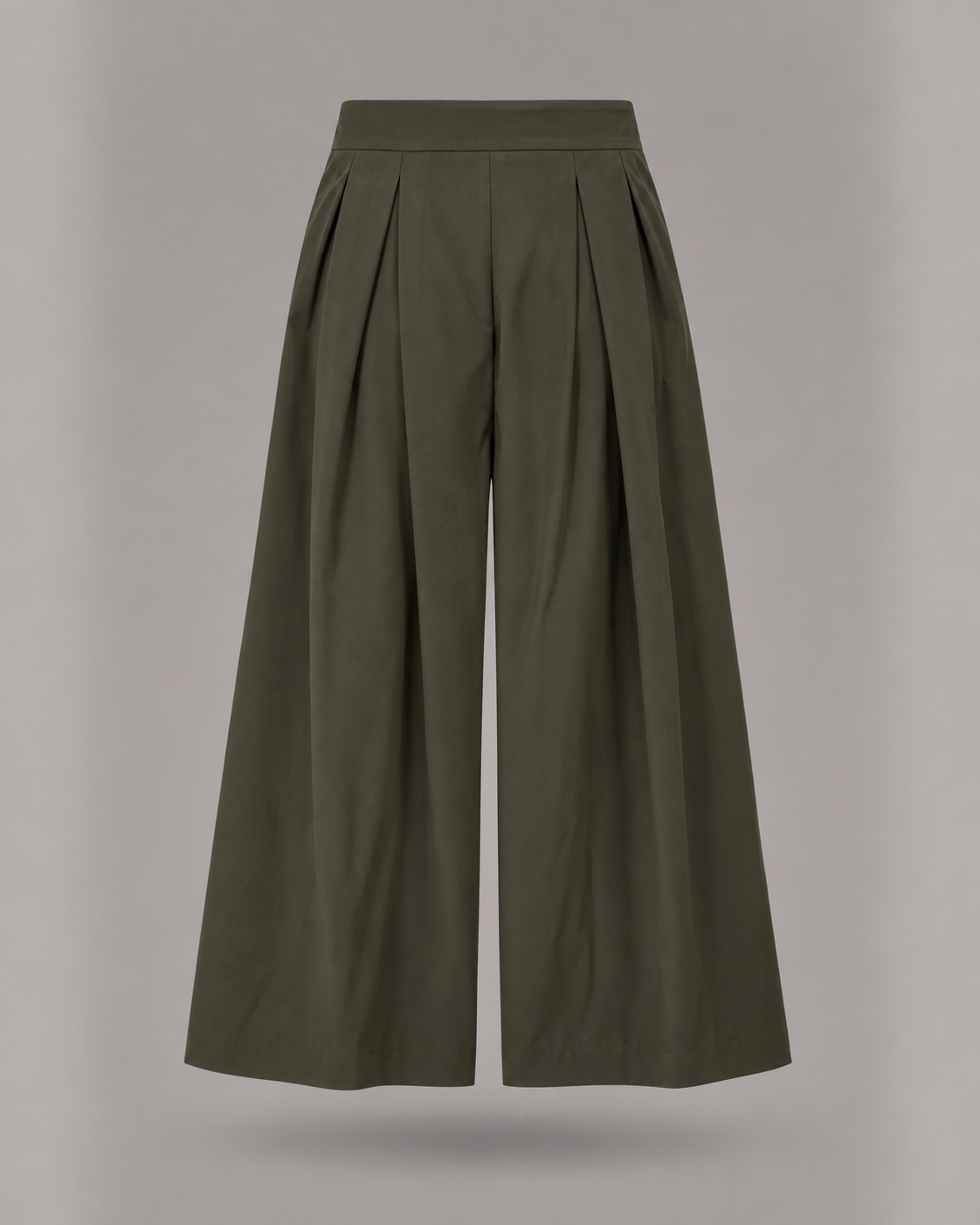 DIXIE - pantalone wide leg con pinces