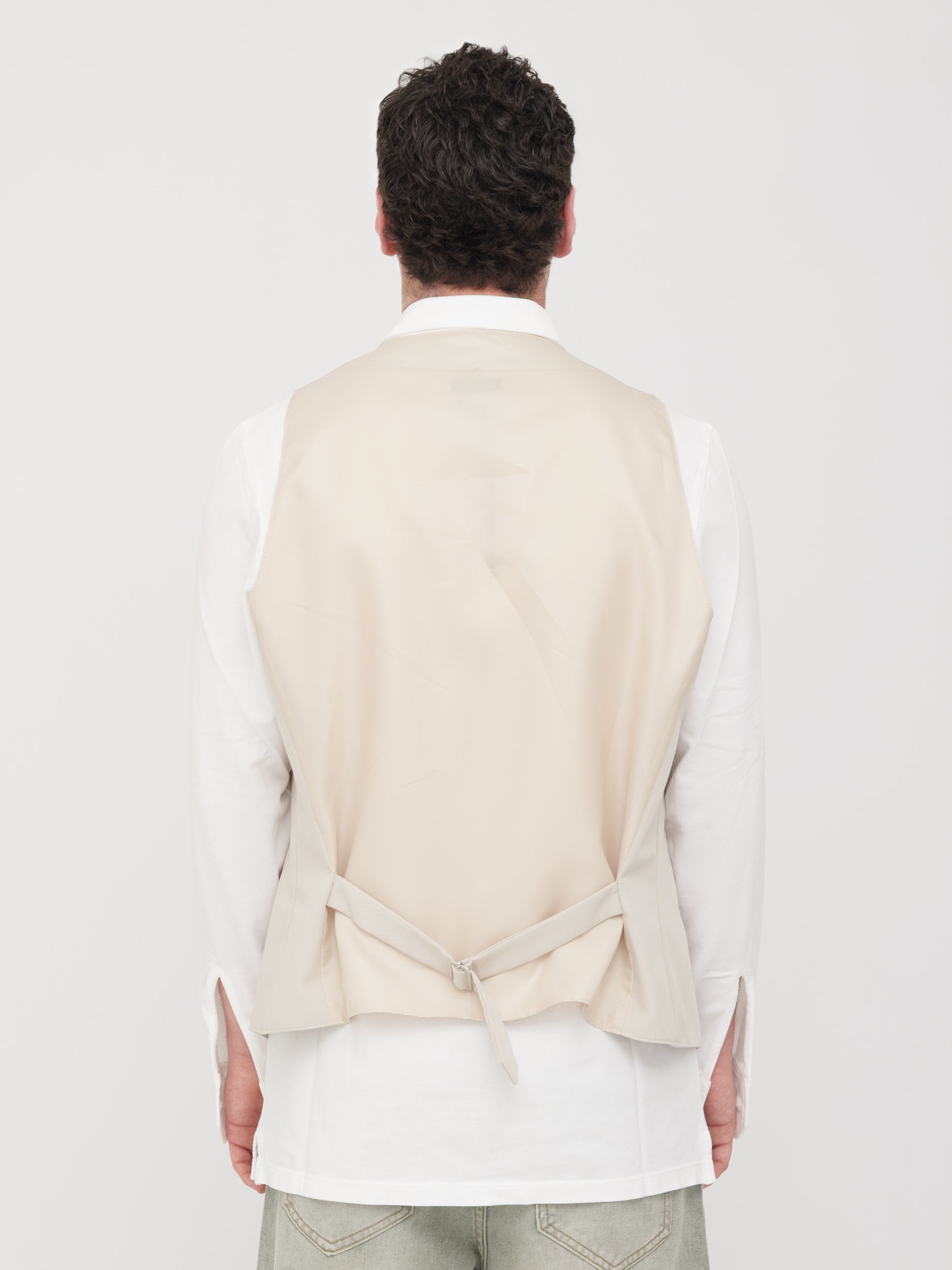 IMPERIAL - gilet white cream
