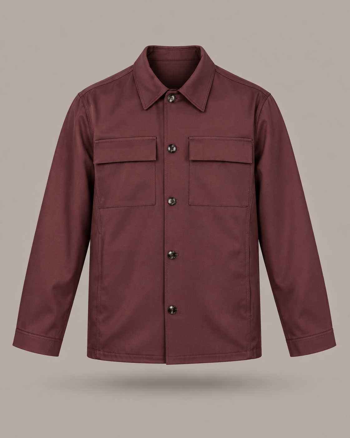 MICHAEL COAL - Overshirt bordeaux