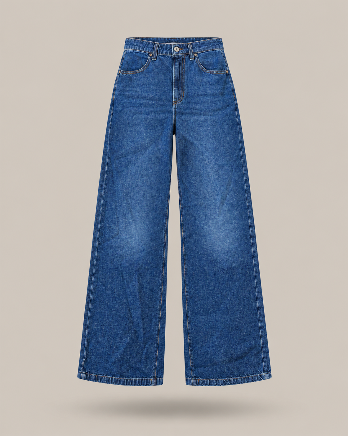 DIXIE - Jeans Wide Leg Denim Blu