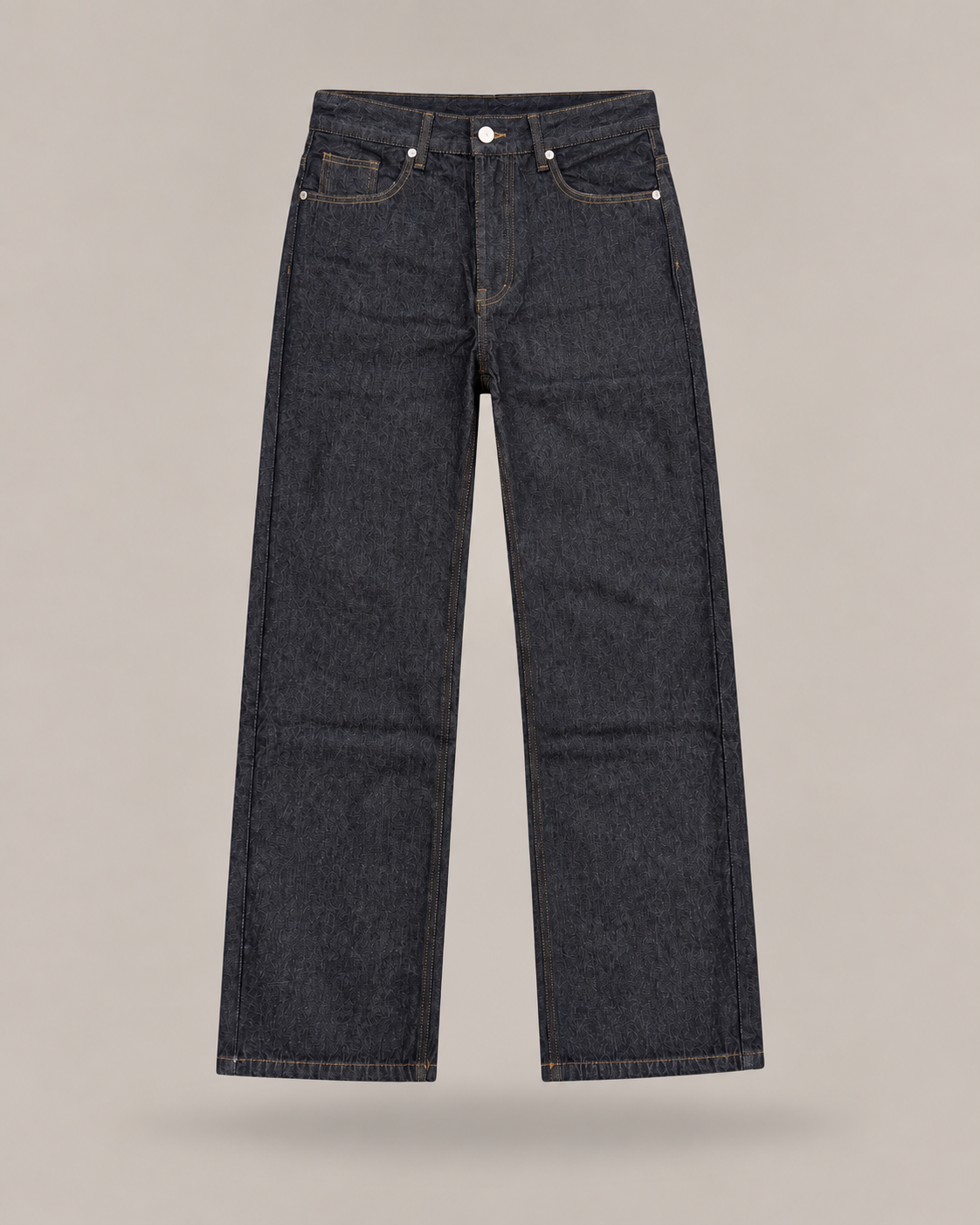 BRUNO LEONI - jeans blu scuro wide leg