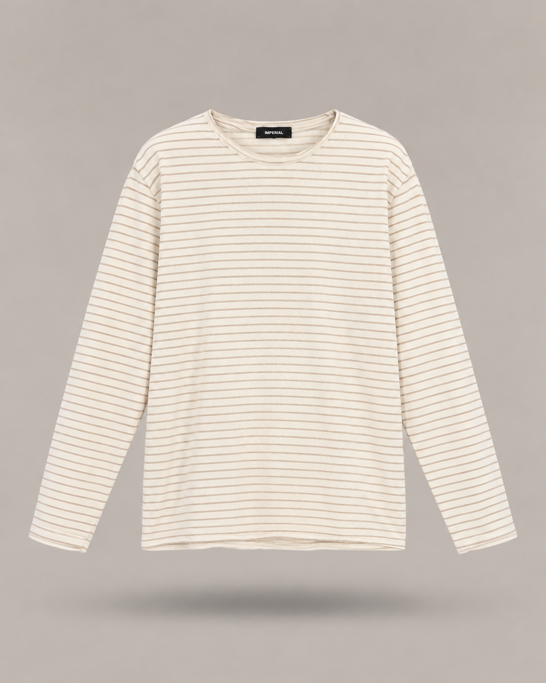 IMPERIAL - longsleeve a righe in cotone over