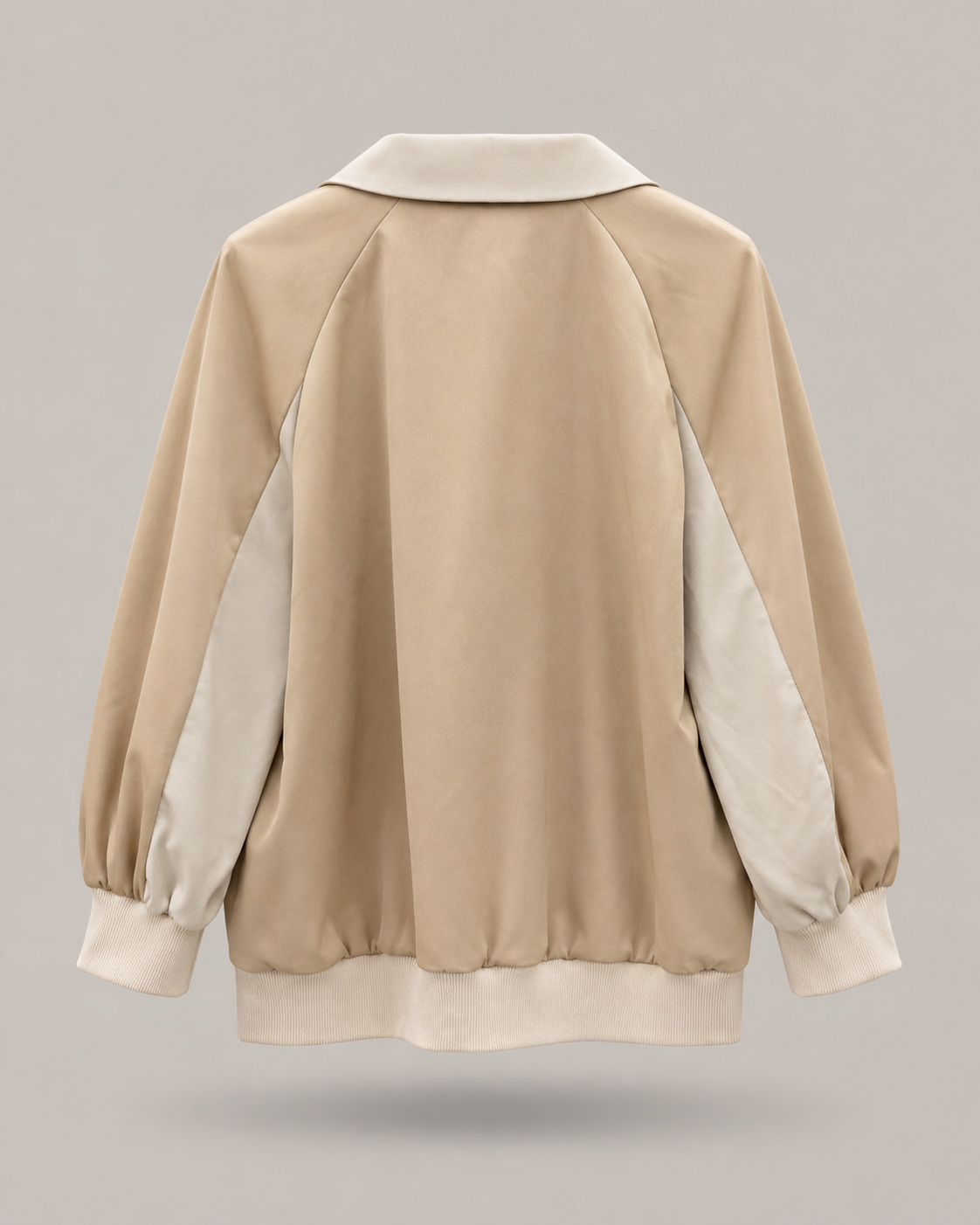 HAVEONE - blazer beige dettaglio manica a sbuffo