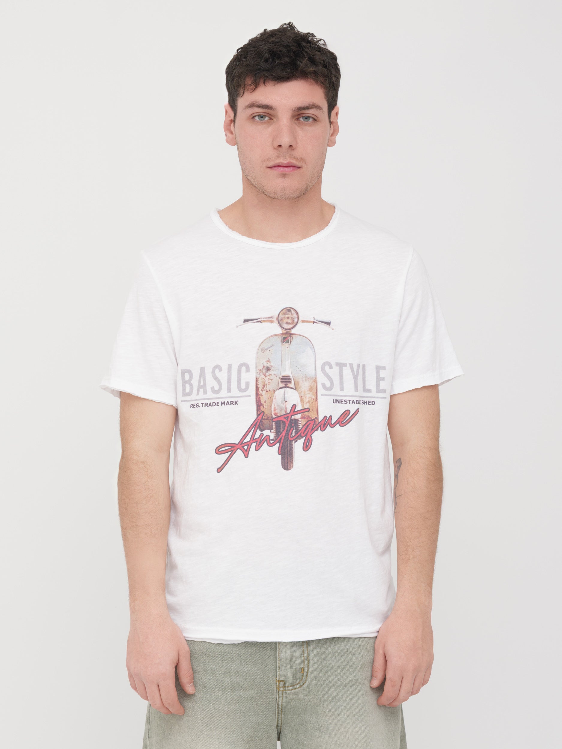 IMPERIAL - t-shirt white con stampa