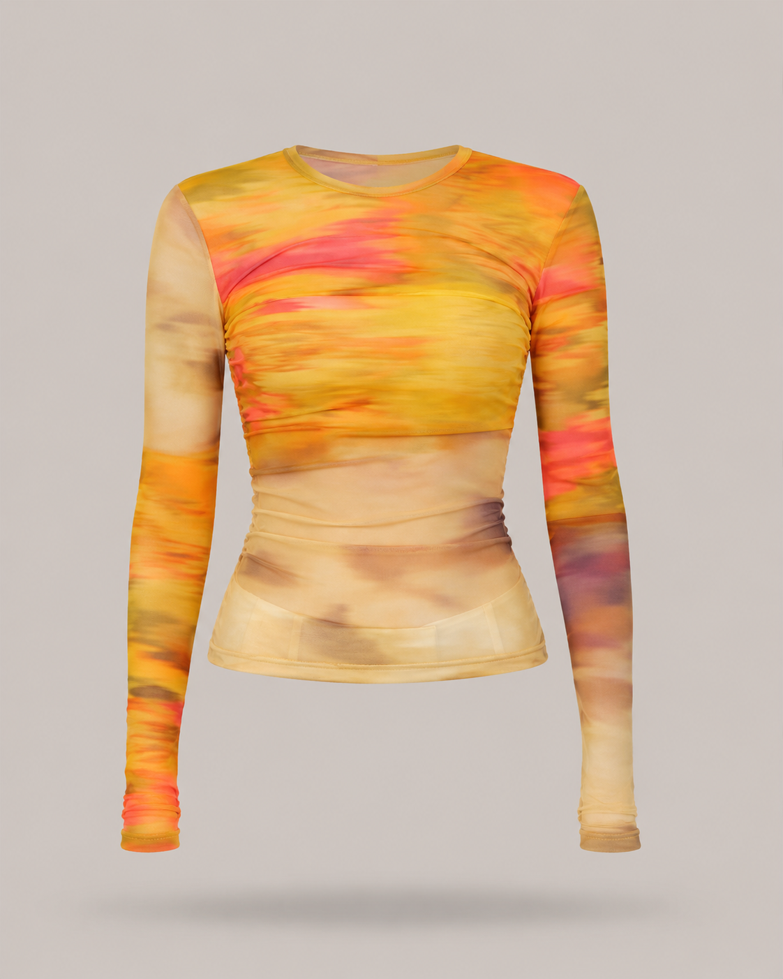 PINKO - top aderente orange shades