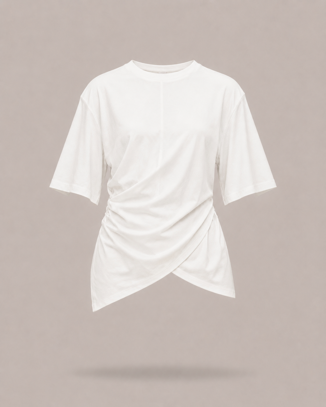 HAVEONE- top asimmetrico White