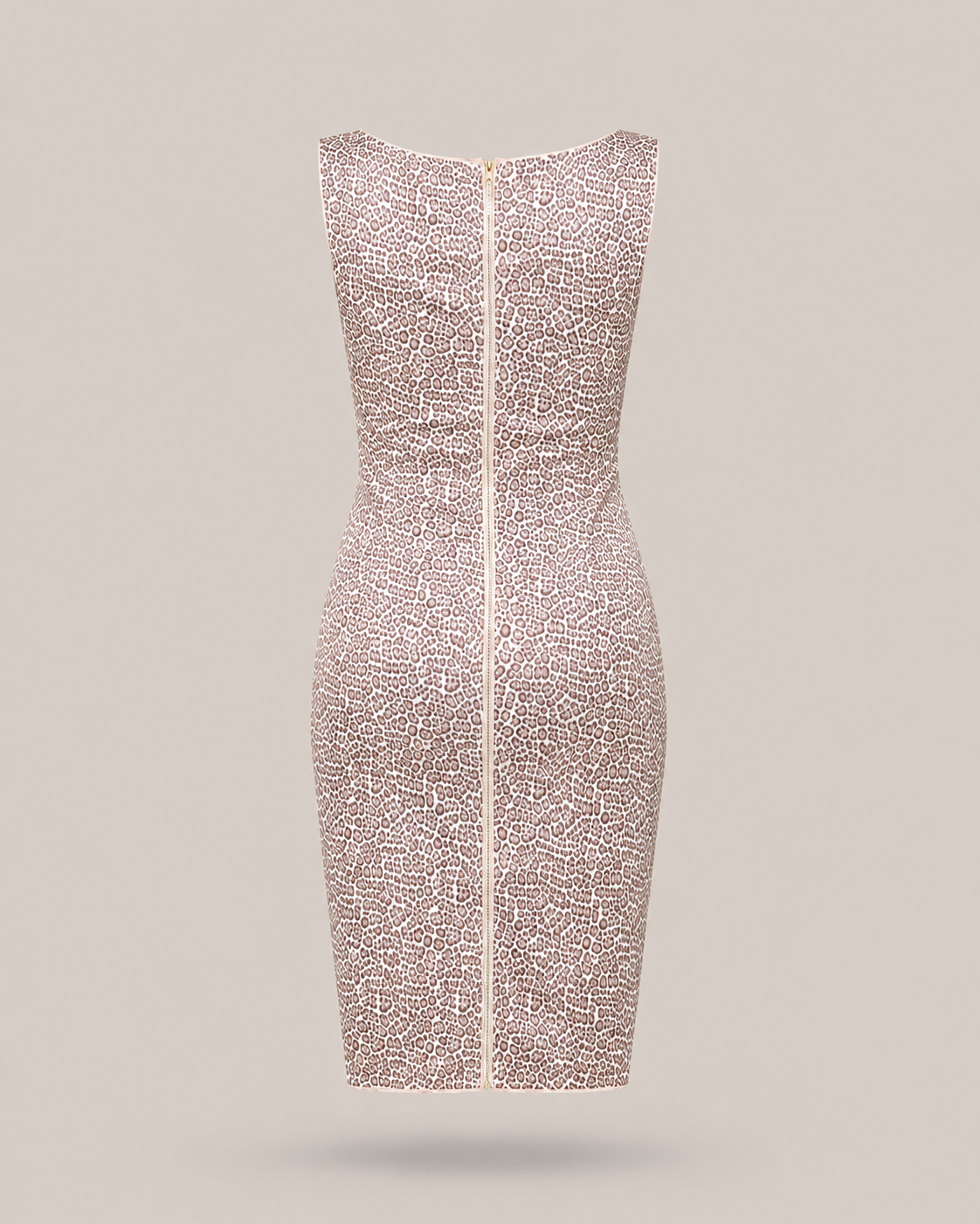 BLUGIRL - abito midi aderente animalier