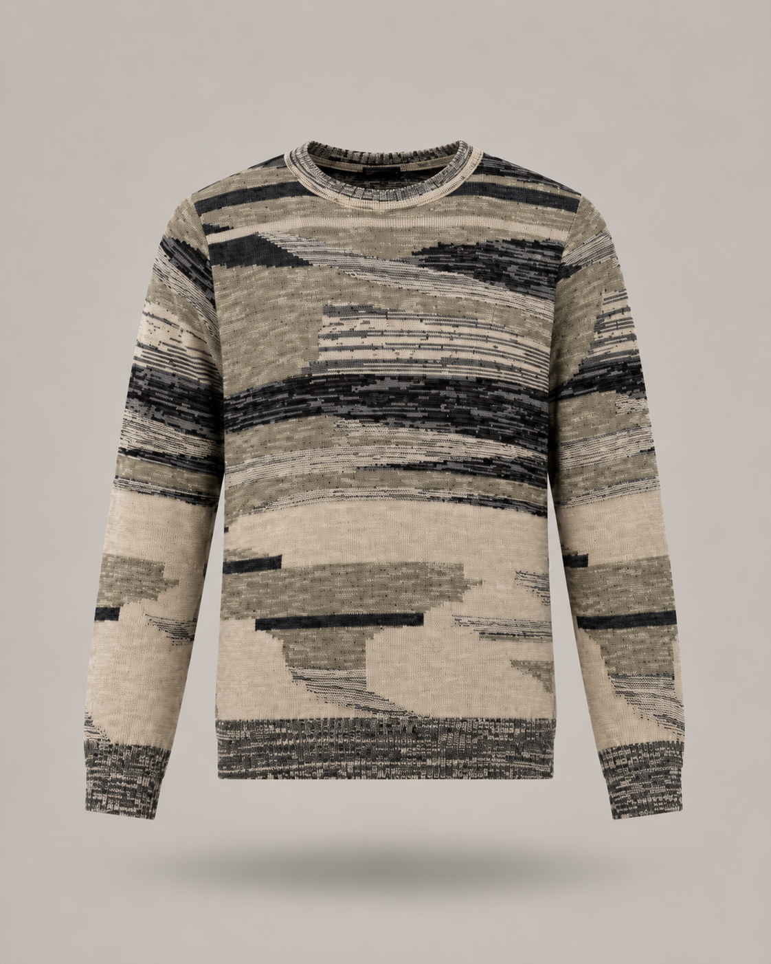 IMPERIAL - maglione giro collo fantasia