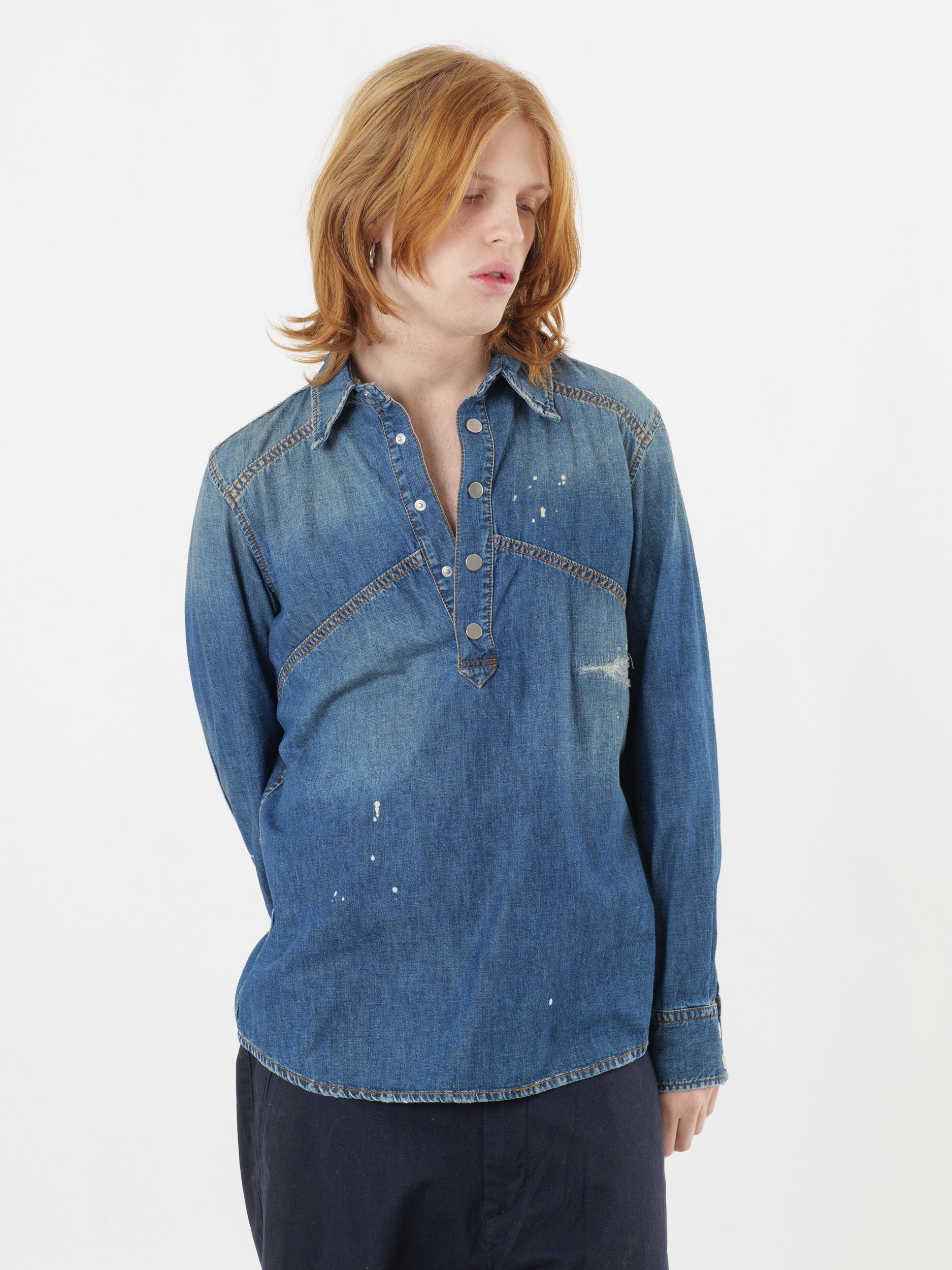 Camicia jeans grifoni